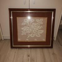 quadri  di uncinetto e Santa Rita 