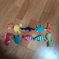 Animaletti marini per dito