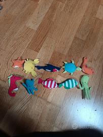 Animaletti marini per dito