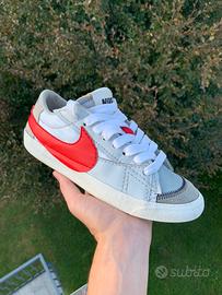 Scarpe Nike blazer low bianche tg.42