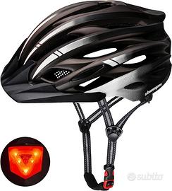 Shinmax Casco Bici con Luce LED