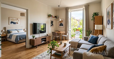 Ostiense - bilocale con Balcone