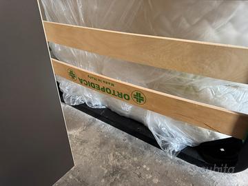 Rete ortopedica con doghe in legno + materasso