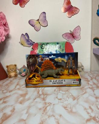 Mattel Set Alan Grant & Dimetrodonte