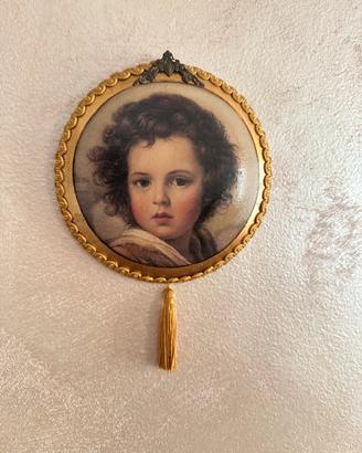 Coppia Quadretti Vintage Stile Miniatura
