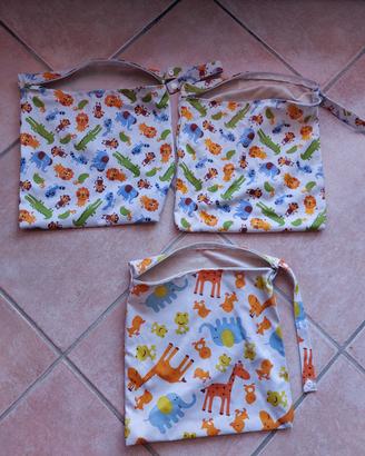 Sacchetti impermeabili porta pannolini