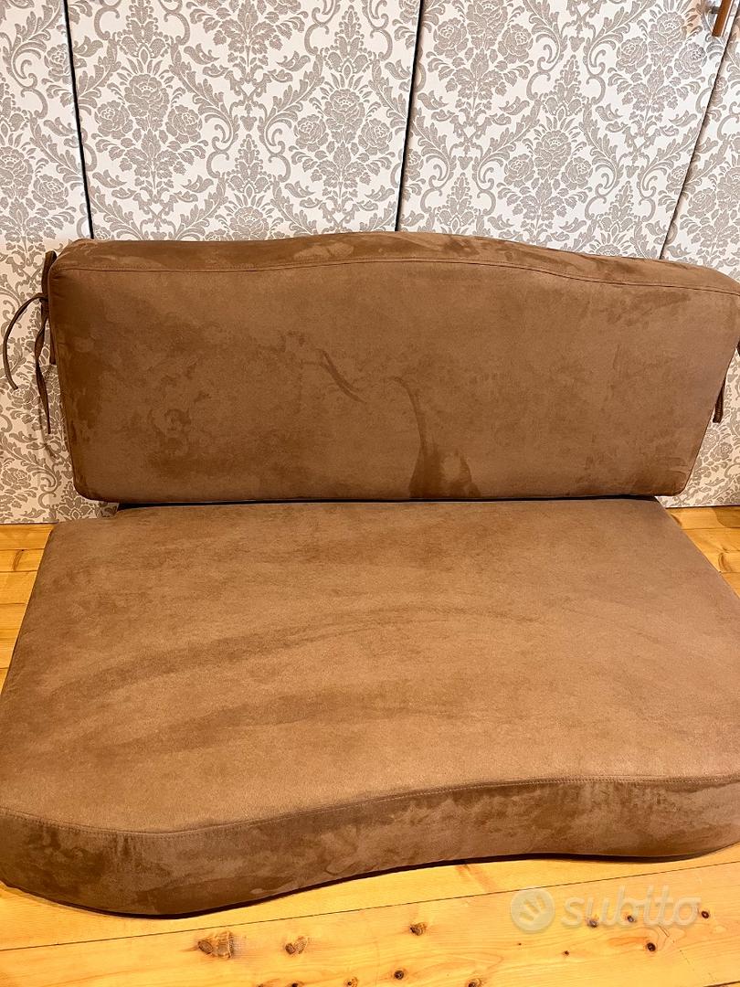 QTQHOME Federa per cuscino in pelle per camper, 2 pezzi, elasticizzata, impermeabile, antiscivolo, per un'ampia varietà di sedute (1 copertura per schienale e 1 copertura per panca, grigio