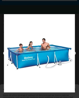 Piscina fuori terra 4x2 metri