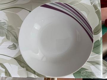 Piatti fondi/piani/dessert(18 pezzi) per 6 persone