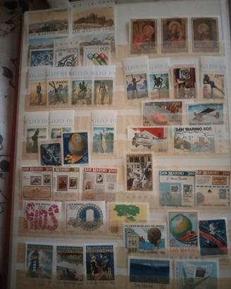 Francobolli Vaticano e San Marino