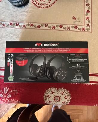 Set 2 Cuffie TV Wireless Meliconi HP Easy Digital 