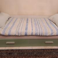 Letto con 2 cassettoni NUOVO