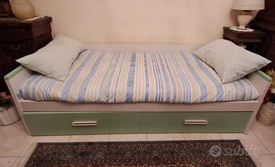 Letto con 2 cassettoni NUOVO