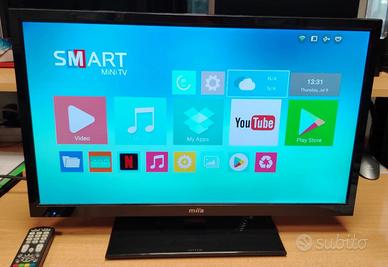 TV Miia 24" DVD FullHD con SmartBox MX10 Android 8