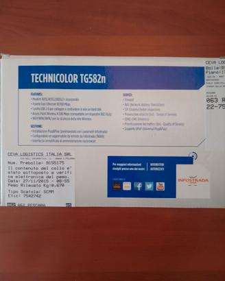 Modem ADSL Technicolor