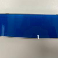 Applique da muro in vetro blu