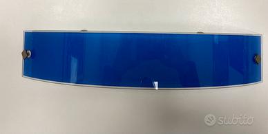 Applique da muro in vetro blu