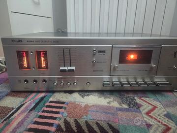 piastra cassette vintage philips n2544