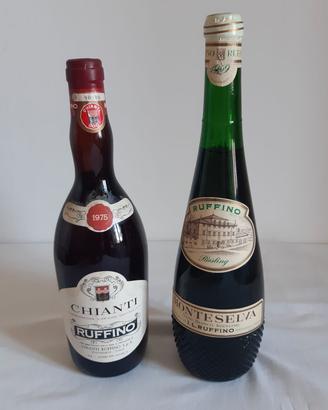 2 bottiglie da collezione 