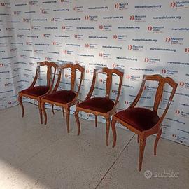 4 Sedie a Gondola in stile