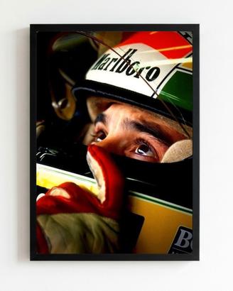 quadro poster Ayrton Senna f1 