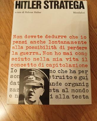 libro vintage Hitler Stratega, edizione 1966