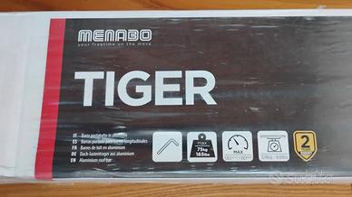 Barre da tetto per auto Menabò Tiger Silver