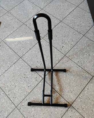 cavalletto porta bici con gommini
