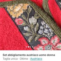 Set abbigliamento austriaco 