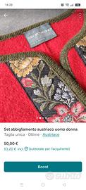 Set abbigliamento austriaco 