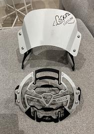 TriumphSpeed400 Cupolino Griglia faro Cafè racer