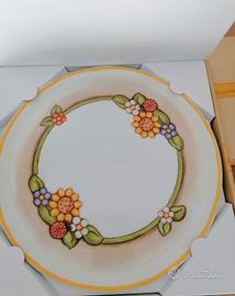 Piatto torta in porcellana Thun nuovo 