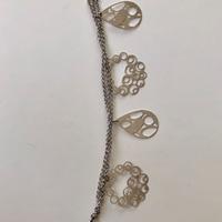 Bracciale con pendenti in argento