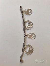 Bracciale con pendenti in argento