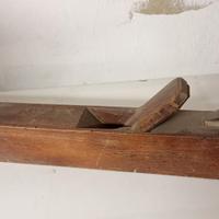 Antichissima grande pialla in legno