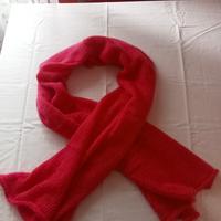 sciarpone stola  ai ferri