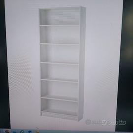 Serie di Libreria IKEA mod. BILLY, colore bianco.