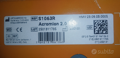 Tutore acromion spalla destra