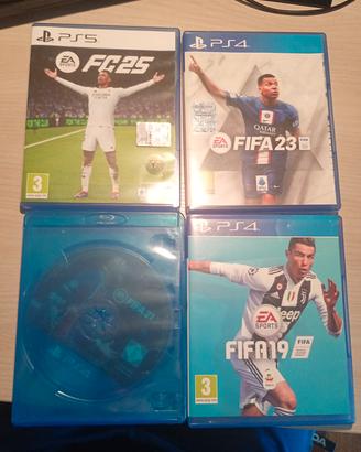 FC25, FIFA23, FIFA21, FIFA19