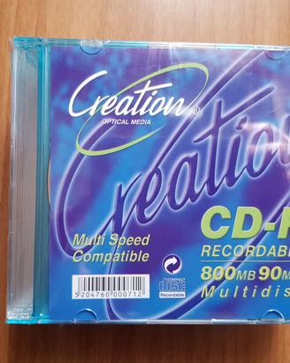 Pacco da 10 CD-R Recordable Creation 800MB 90 min