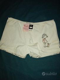 Ste tre paia mutandine a boxer  bambina 8-10 anni