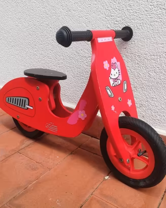 Bici In Legno Hello Kitty