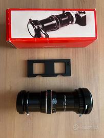 Obiettivo zoom 2,5x duplicatore diapositive