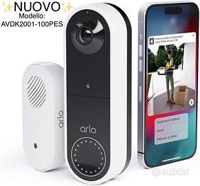 ARLO Essential Videocitofono + Campanello Chime 2