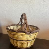 Cesto in vimini artigianale |FATTO A MANO |