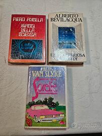 Lotto 3 libri vintage con sovraccoperta