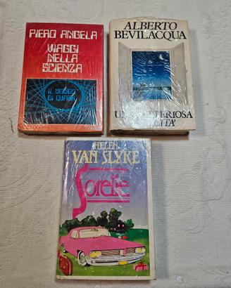 Lotto 3 libri vintage con sovraccoperta