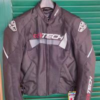 Giacca da moto donna con protezioni e  antipioggia