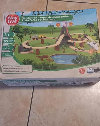 Pista in legno Parco dei Dinosauri 