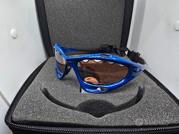 oakley water jacket occhiali da sole vintage blu
